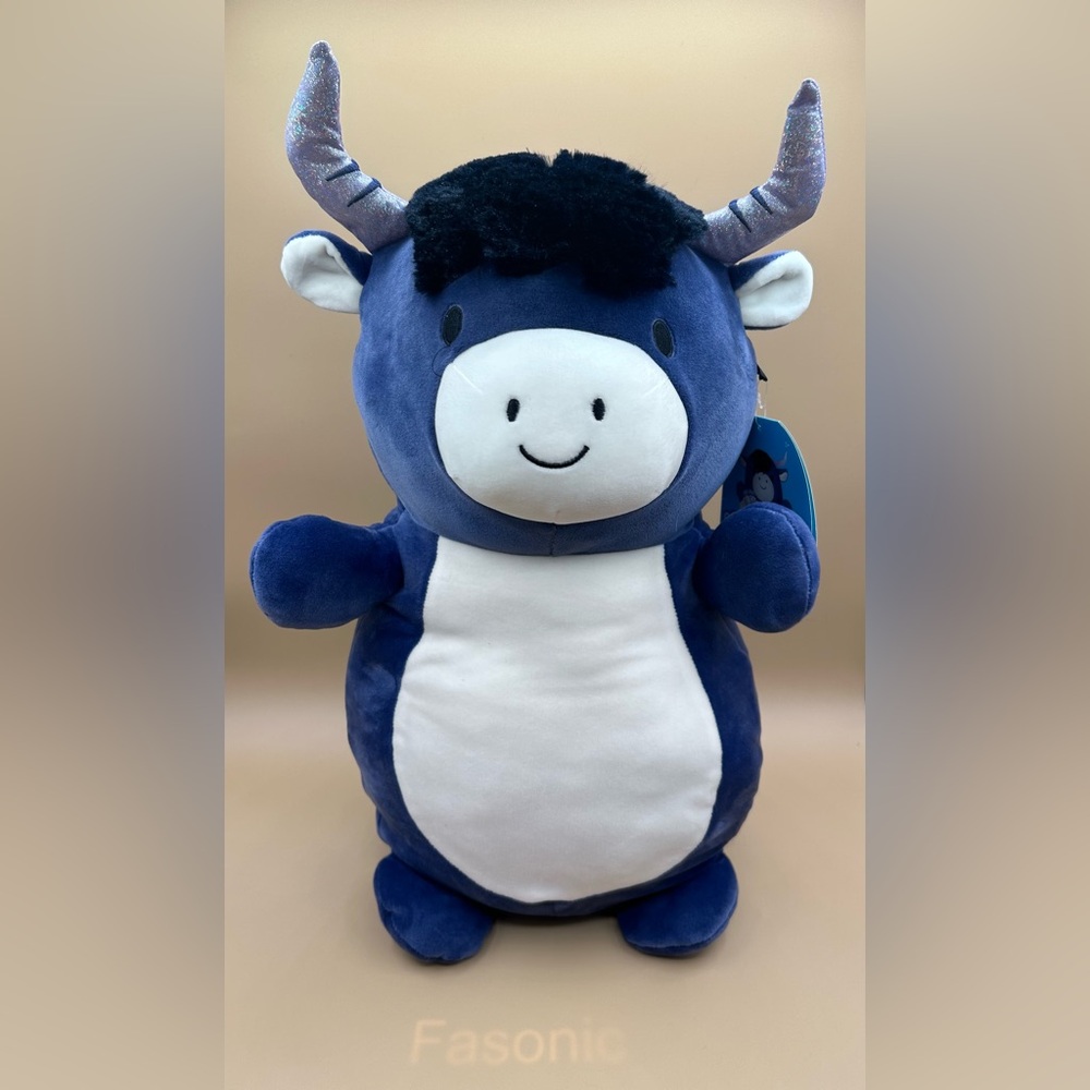 Squishmallow Kellytoy Hug Mees Plush Toy Perni The Bull 18” With Tags 2022